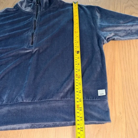 Vuori Light Blue Velour Tracksuit Set - Medium - Picture 12 of 14